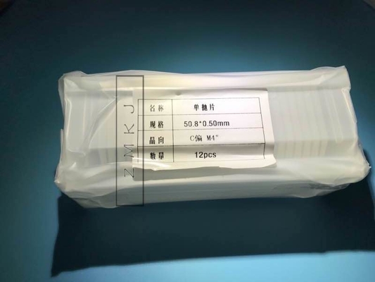 LED 칩 사파이어 웨이퍼에 의하여 주문을 받아서 만들어지는 오리엔테이션 높은 열 전도도