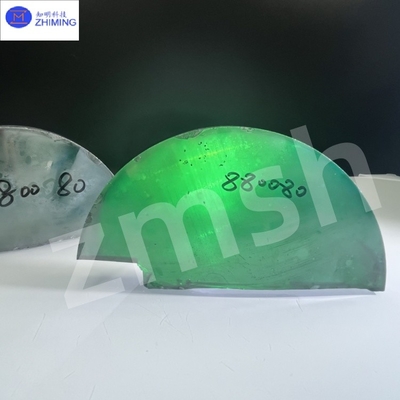 합성 보석 크리스탈 모이사나이트 색상 사피어 밝은 녹색 SIC 원자재 보석 주문