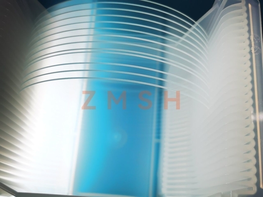 씨 플레인 ( 0001 ) 양측 사이드 닦은 SSP 8 인치 사파이어 빛 캐리어 웨이퍼